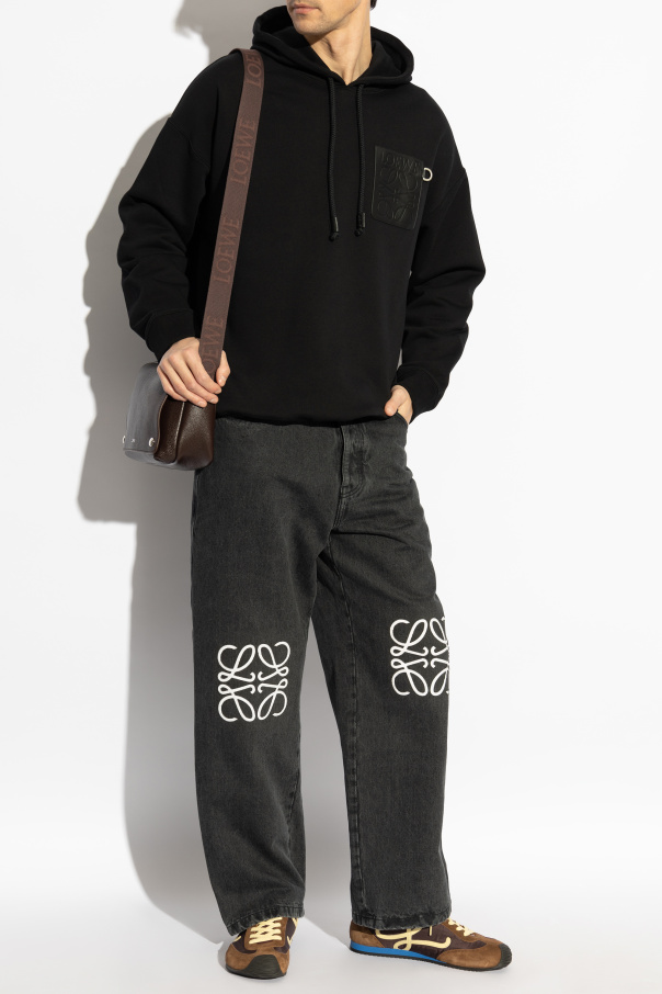 LOEWE｜HOOD/ZIP-UP (Hooded in cotton (H526Y25X63 1100)) LOEWE｜HOOD/ZIP-UP (Hooded in cotton (H526Y25X63 1100